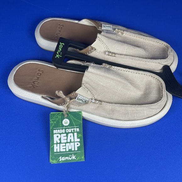Sanuk You Got My Back Hemp Natural 100% Authentic Brand New Women’s 5 - Picture 4 of 8